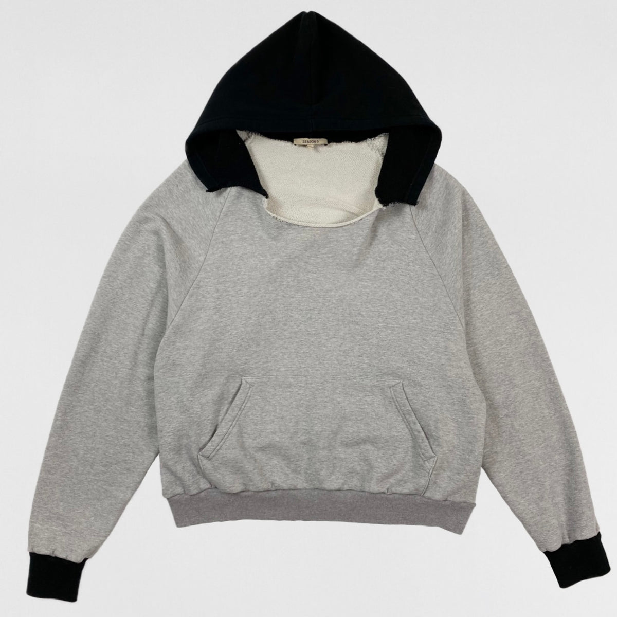 YEEZY SEASON 5 RIP HOODIE パーカー Heather Grey Rip Hoodie Ink – cruvoir-test