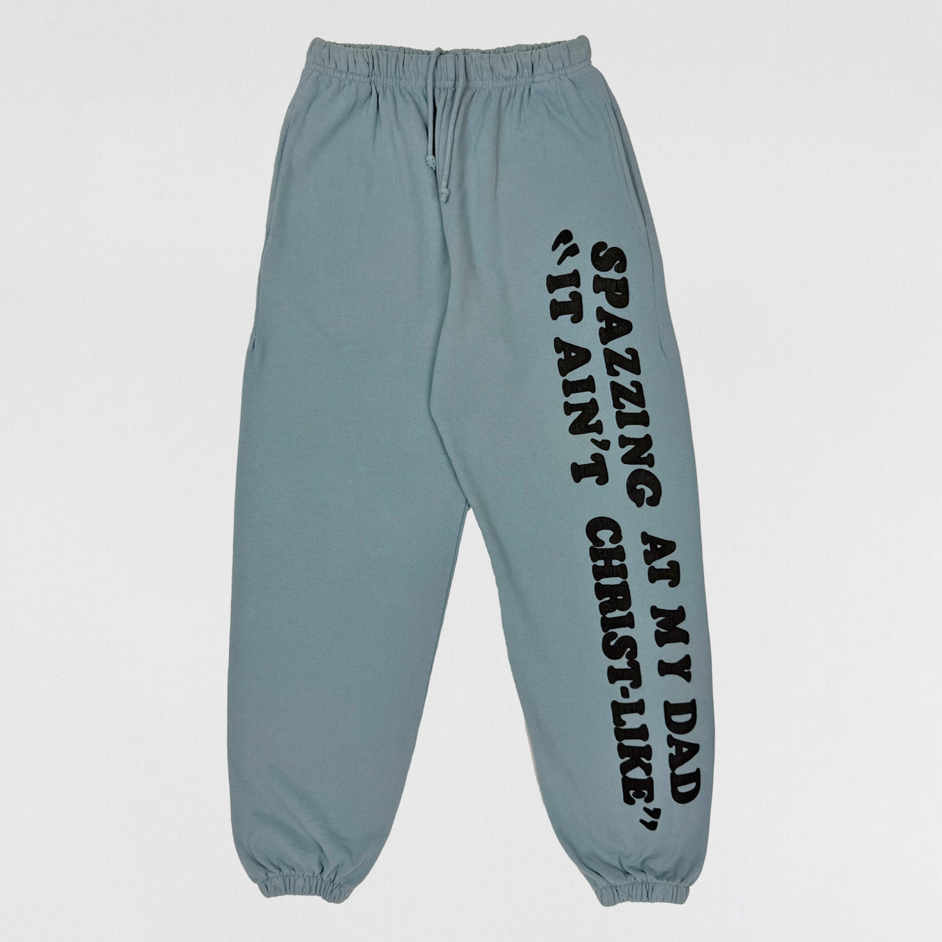 JIK 2019 Follow God Sweatpants In Blue By CPFM