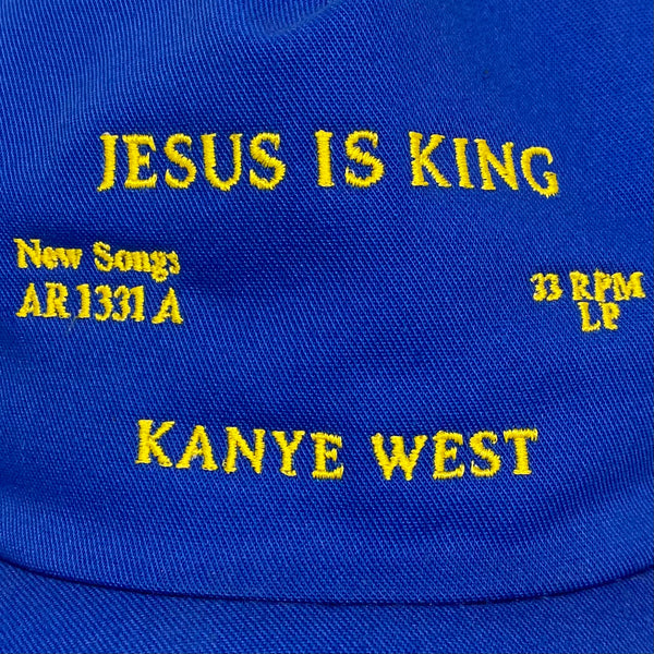 JIK 2019 Embroidered Vinyl Hat In Blue