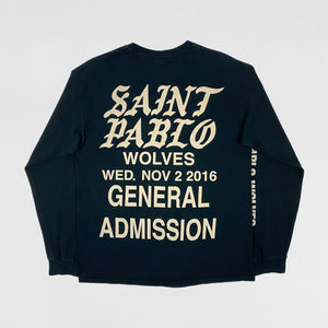 TLOP 2016 Saint Pablo Wolves Long Sleeve In Black