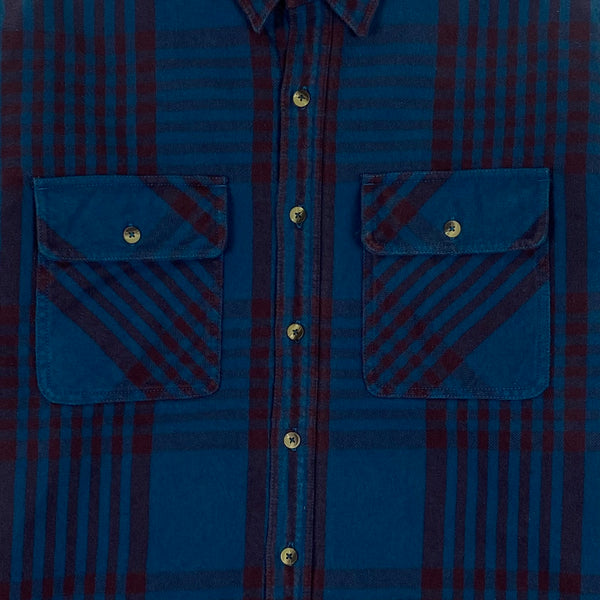 YZY SZN 5 Padded Oversized Flannel In Blue