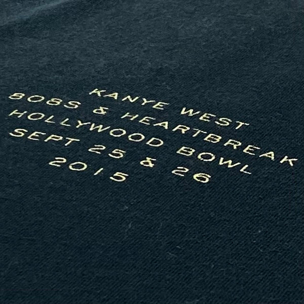 808’s & Heartbreak 2015 Hollywood Bowl Track-list Tee In Black