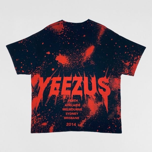 Yeezus Tour 2014 Australian Reaper Tee In Red Splatter