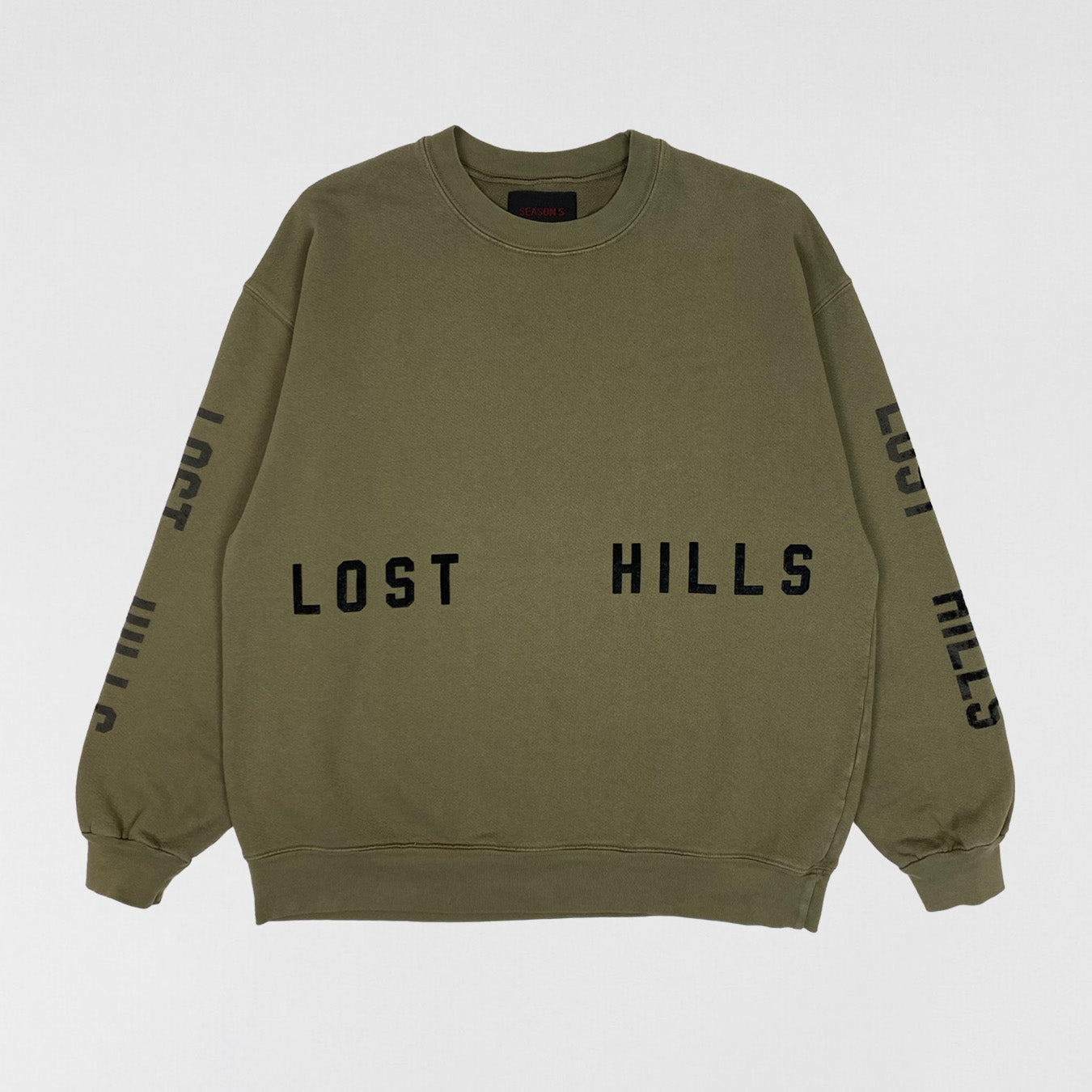 YZY SZN 5 Unreleased Lost Hills Invitation Crewneck