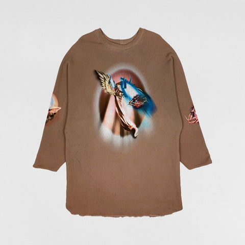 YZY GAP 2020 Unreleased Double Layered Thermal Long Sleeve By Forbidden Knowledge
