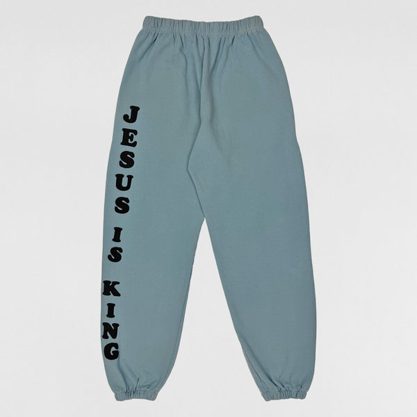 JIK 2019 Follow God Sweatpants In Blue By CPFM