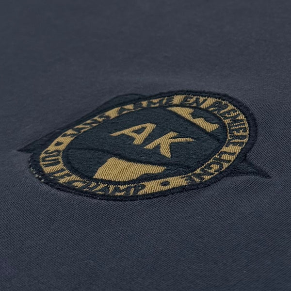 APC 2014 Inverted Patch Crewneck In Navy