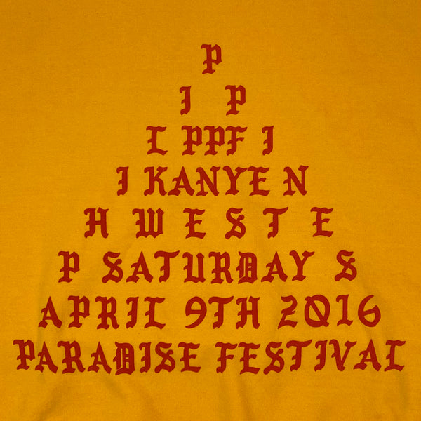 TLOP 2016 Paradise Fesitval ‘I Feel Like Pablo’ Hoodie