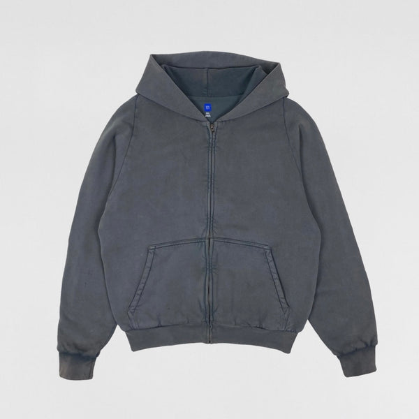 YZY GAP 2022 Zip Hoodie In Poetic Grey