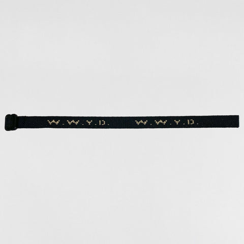 Yeezus Tour 2013 Unreleased 'What Would Yeezus Do' Gold Bracelet