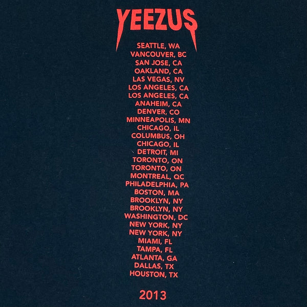 Yeezus Tour 2013 OG Native Skull Tee In Black