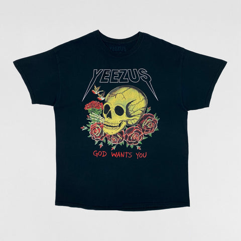 Yeezus Tour 2013 OG Skull & Roses Tee