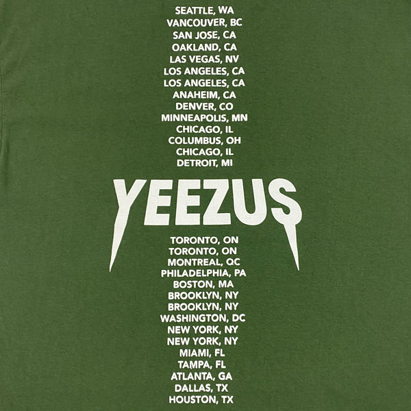 Yeezus Tour 2013 OG Olive Logo Tee