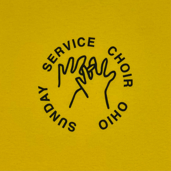 JIK 2019 Unreleased Sunday Service Ohio Tee In Yellow