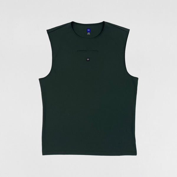 YGEBB 2022 Second Skin Sleeveless Tee In Dark Green