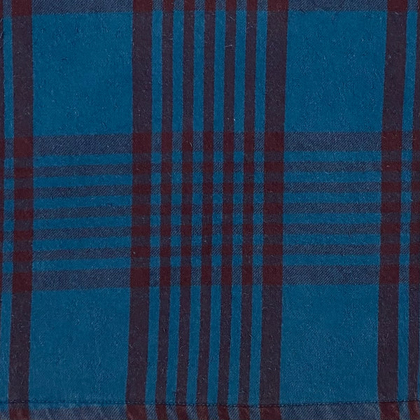 YZY SZN 5 Padded Oversized Flannel In Blue