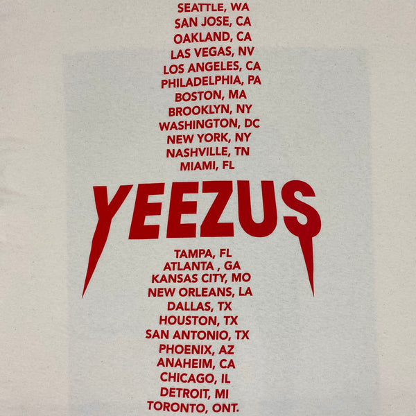 Yeezus Tour 2013 Beige Photo Tee By Nick Knight