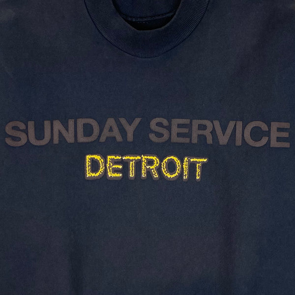 JIK 2019 Detroit Sunday Service Crewneck In Dark Navy