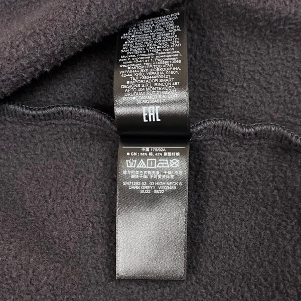 YGEBB 2022 High Neck Logo Sweater In Dark Grey