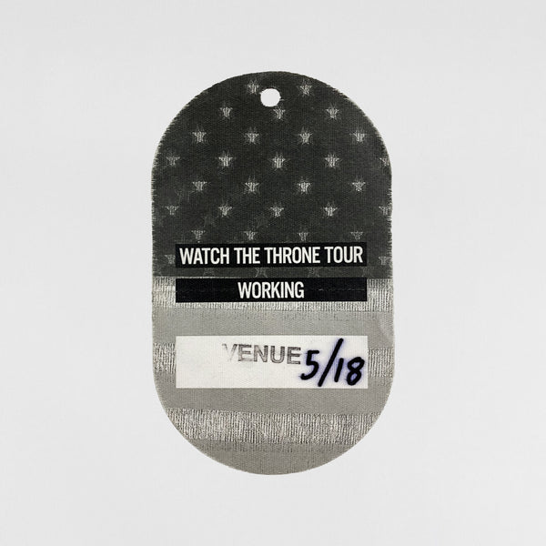 WTT 2012 European Tour Backstage Passes By Virgil Abloh