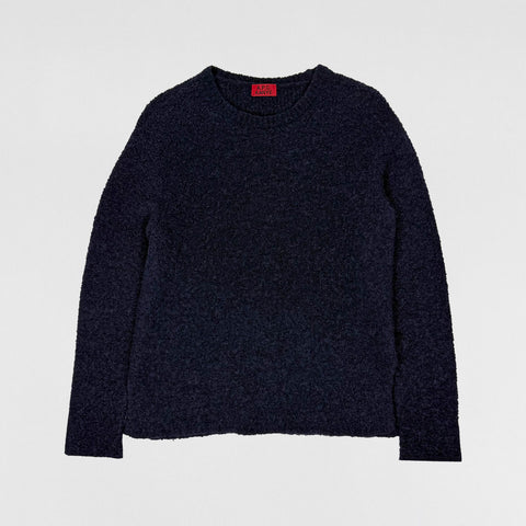 APC 2014 Oversized Airport Knit Sweater In Navy