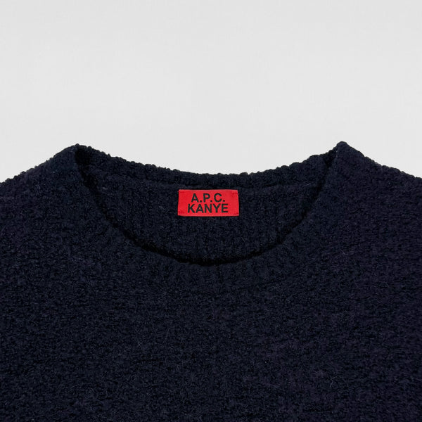 APC 2014 Oversized Airport Knit Sweater In Navy