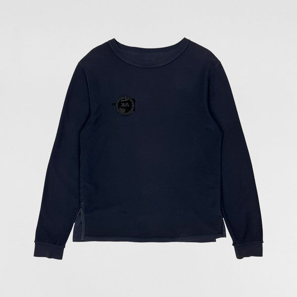 APC 2014 Inverted Patch Crewneck In Navy