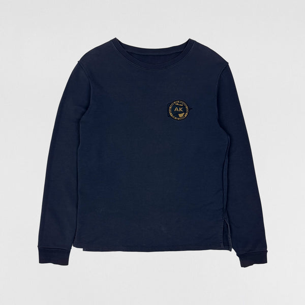 APC 2014 Inverted Patch Crewneck In Navy