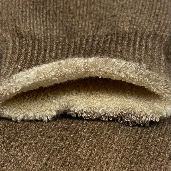 YZY GAP 2020 Unreleased Wyoming Two Tone Bouclette Sample Socks