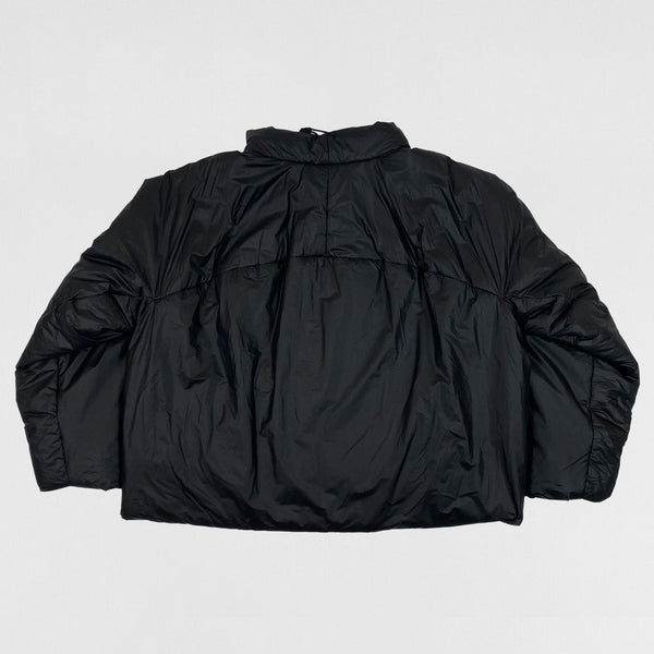 YGEBB 2022 Mock Neck Puffer Jacket In Black