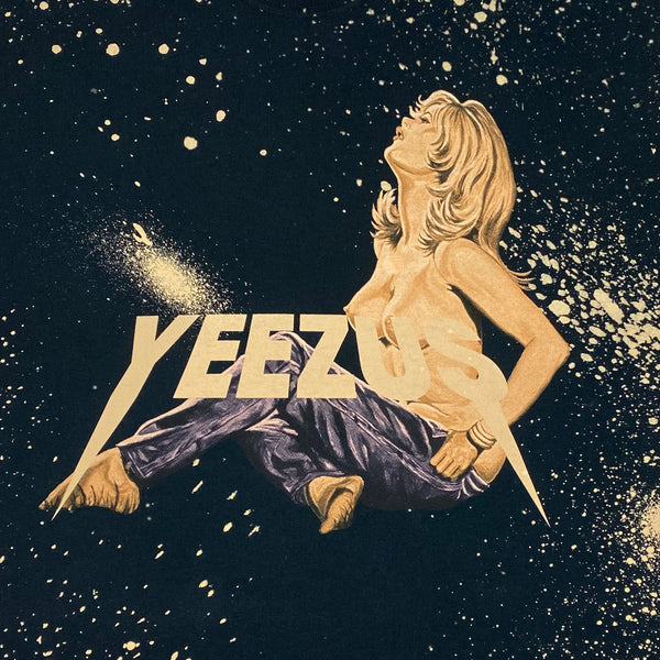 Yeezus Tour 2014 Las Vegas Woman Tee In Bleach Splatter