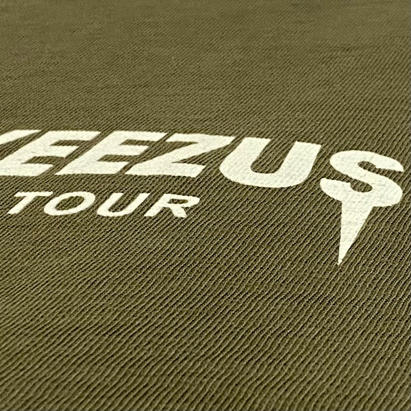 Yeezus Tour 2013 Black Friday Cut Off Tee In Olive