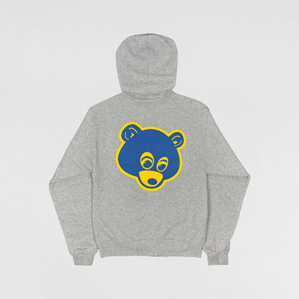 The College Dropout 2004 Zip Up Hoodie In Grey