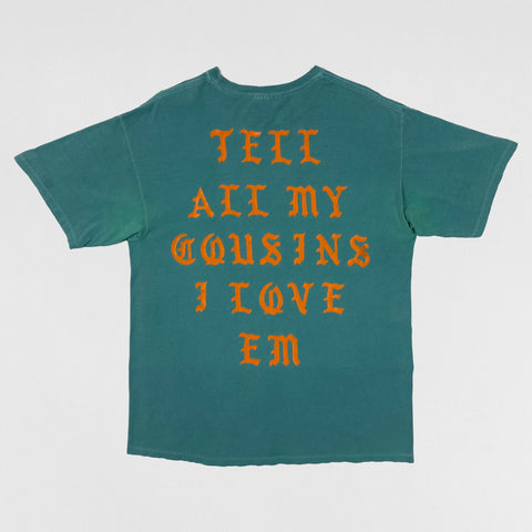 TLOP 2016 Los Angeles 'Tell All My Cousins' Tee In Teal