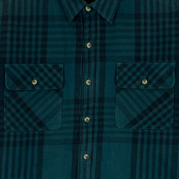 YZY SZN 5 Sherpa Lined Flannel In Teal