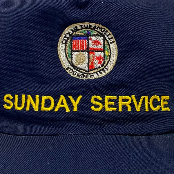 JIK 2019 Embroidered Sunday Service Navy Hat