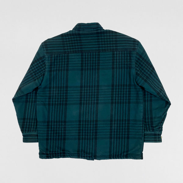 YZY SZN 5 Sherpa Lined Flannel In Teal