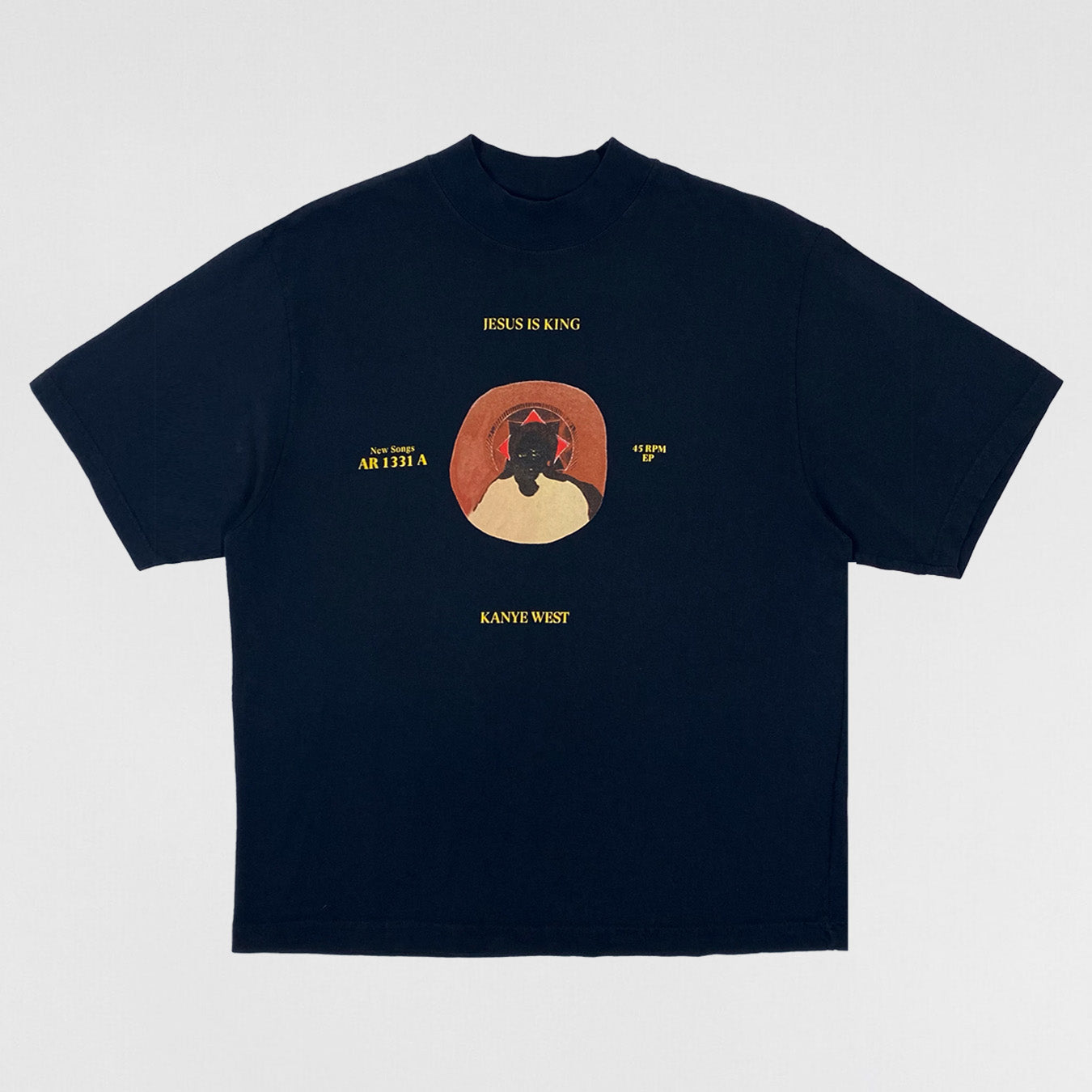 JIK 2019 Vinyl Portrait Tee In Navy