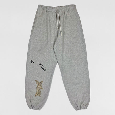 JIK 2019 Sunday Service Angel Sweatpants In Grey