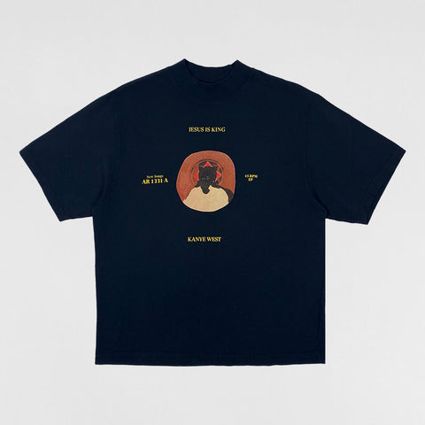 JIK 2019 Vinyl Portrait Tee In Navy