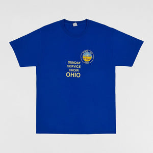 JIK 2019 Unreleased Sunday Service Ohio Choir Tee In Blue