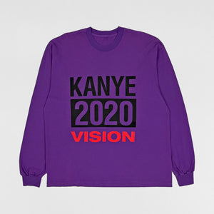YZY 2020 Unreleased Vision Long Sleeve In Purple