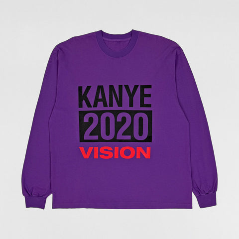 YZY 2020 Unreleased Vision Long Sleeve In Purple