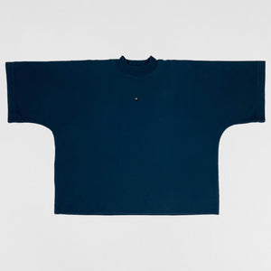 YGEBB 2022 No Seam Logo Boxy Tee In Dark Blue