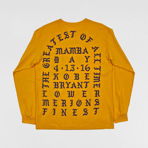 TLOP 2016 ‘Mamba Day’ Long Sleeve In Yellow