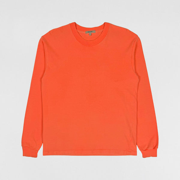 YZY SZN 7 Long Sleeve In Orange