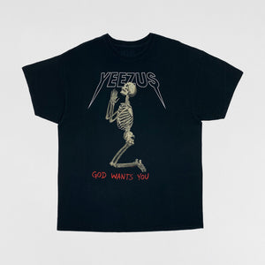 Yeezus Tour 2013 OG Skeleton Prayer Tee