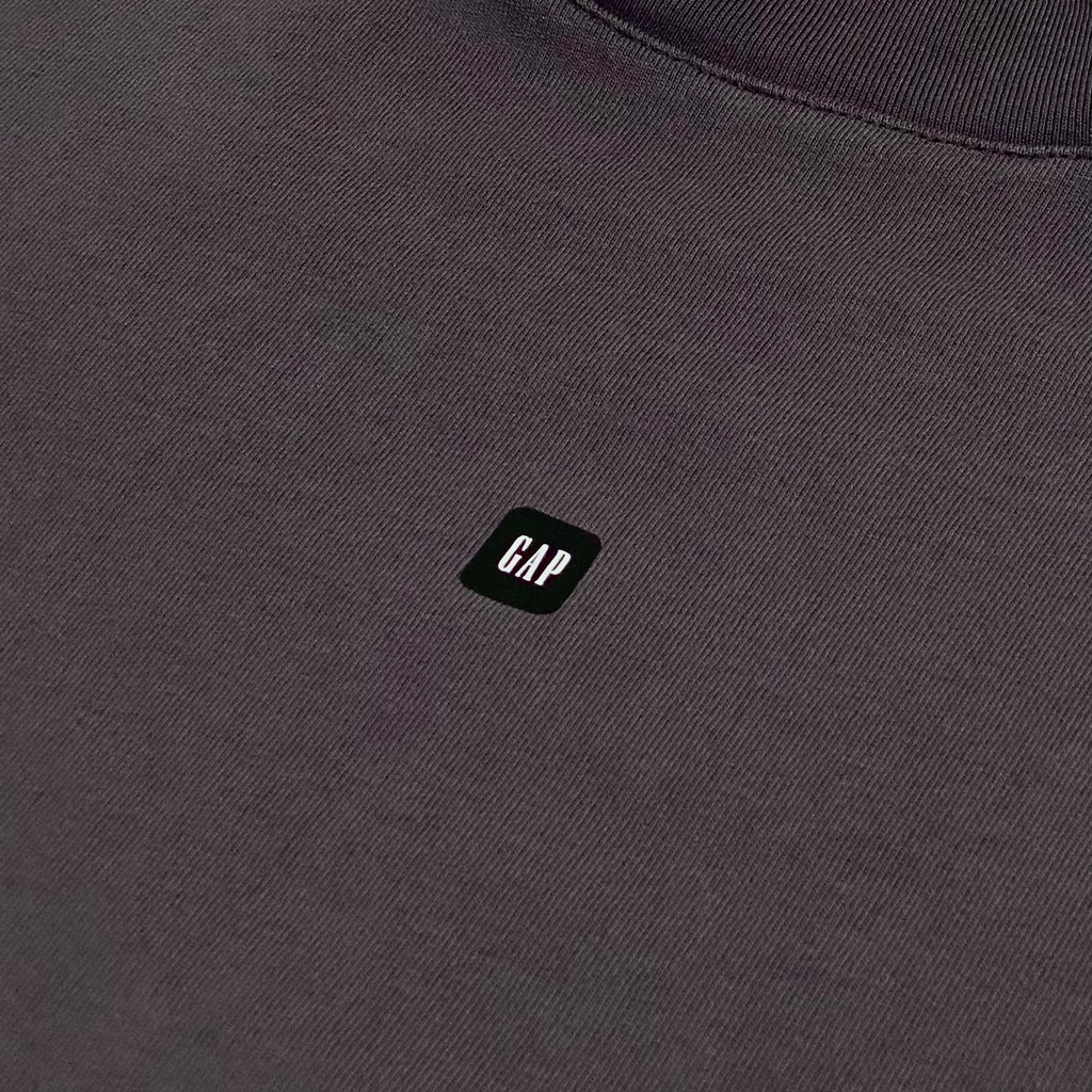 Yeezy Gap Balenciaga No Seam Logo Boxy Tee In Dark Grey – Paris Saint