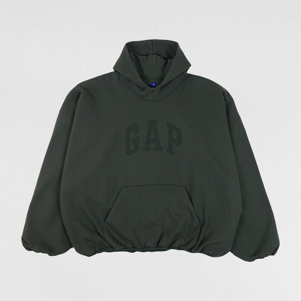 YGEBB 2022 Double Layered Dove Hoodie In Dark Green