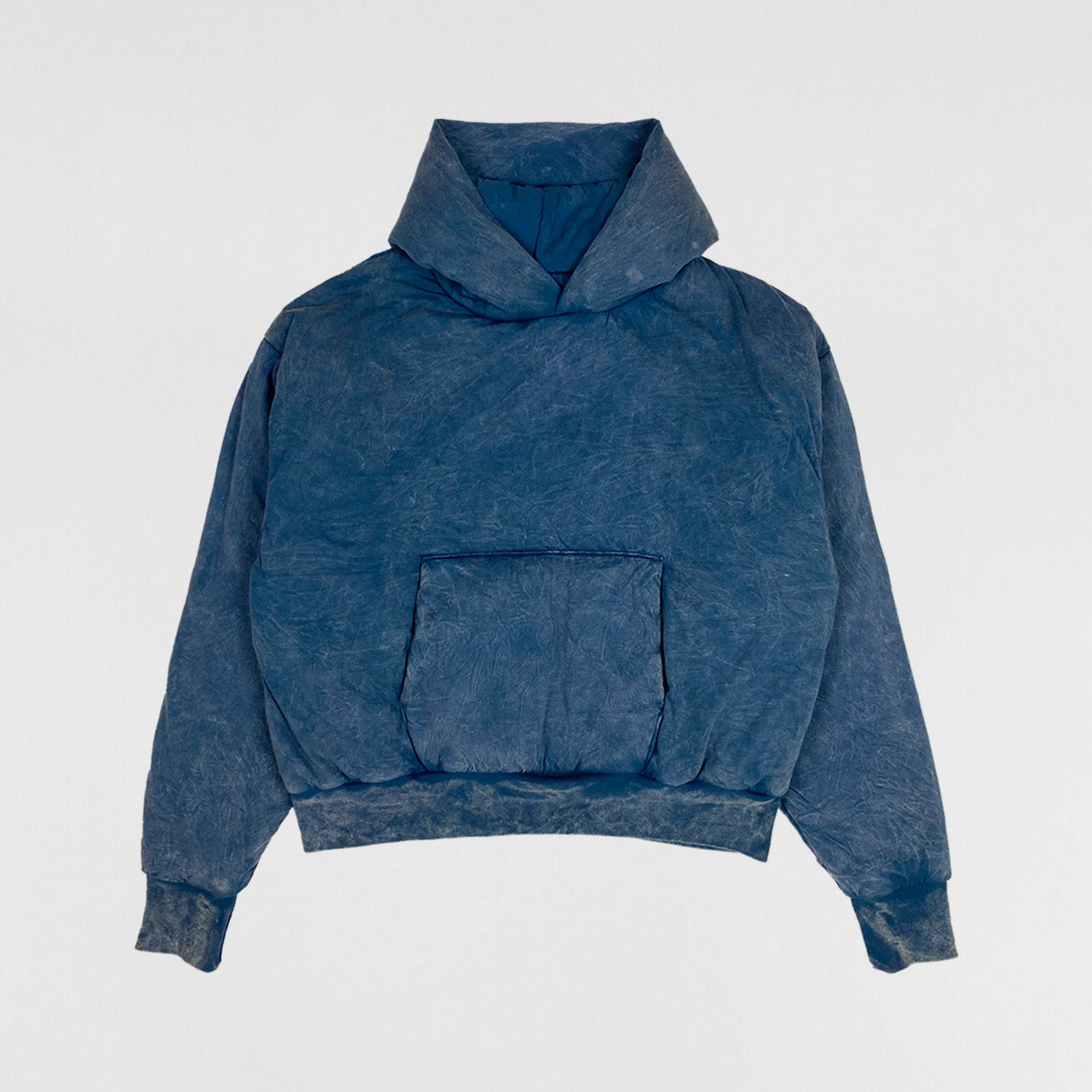 YZY 2020 Unreleased Cloud Hooded Jacket In Washed Blue